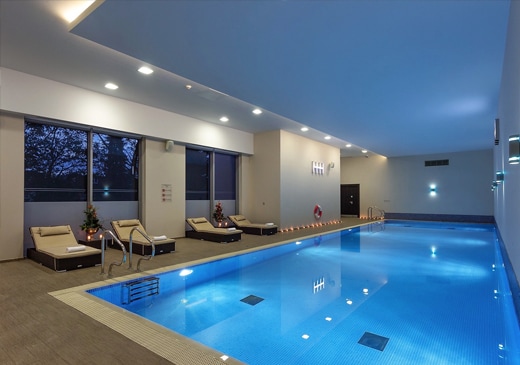 Heated Indoor Pool at Heston Hyde Hotel in Hounslow, Middlesex, England
