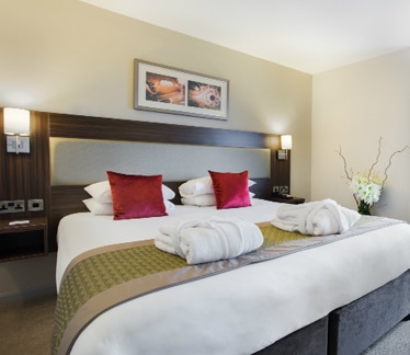 Two-bedroom suite at Heston Hyde Hotel in Hounslow, Middlesex, England